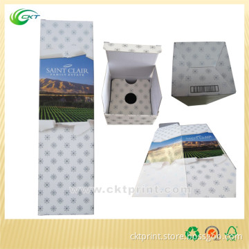 Custom Wine Box with UV Coated (CKT-CB-114)